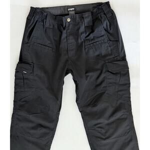 CQR Tactical Pants Men Black Ripstop Cargo TLP107 Sz 36x32 (36x31)
